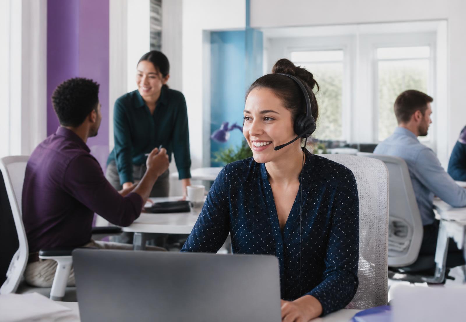 Sales team using DialReal during a calling session